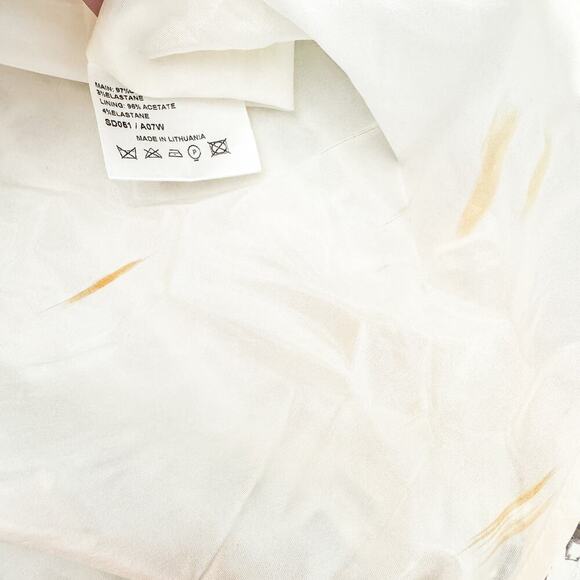 Karen Millen England Printed Flare Circle Skirt Size 6 NWT - Picture 4 of 8